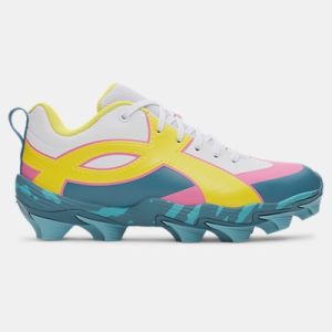 UA Leadoff Icon Low RM Jr. Coach RAC Boys' Baseball Cleats