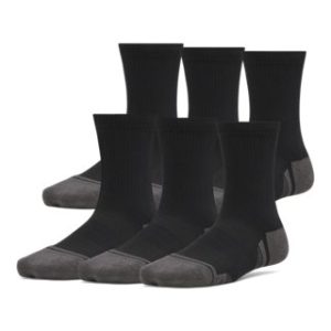 UA Performance Tech Kids' 6-Pack Crew Socks