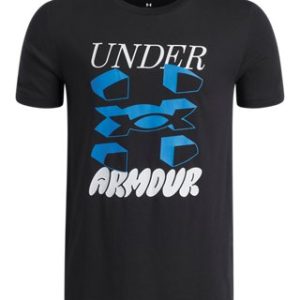UA Split Big Logo Boys' Short Sleeve