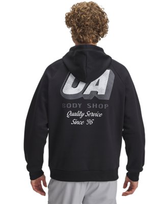 UA Rival Fleece HBR Logo Men's Hoodie - Image 2