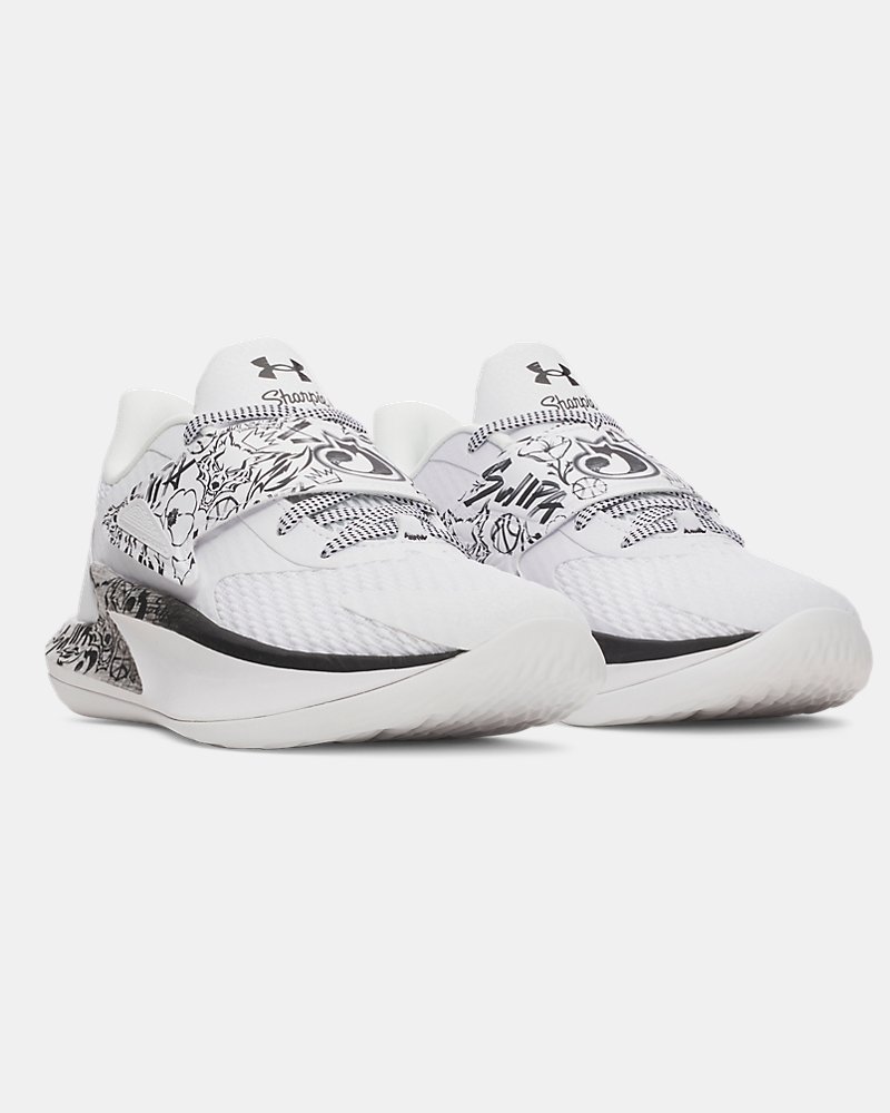 UA D. Fox 2 x Sharpie Grade School Basketball Shoes - Image 5